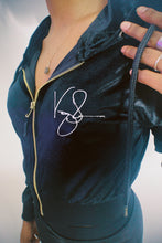 Load image into Gallery viewer, Black Velour Set
